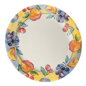 Corelle Fruit Basket Dinner Plate 10 1/5” USA Made Microwaveable Y2K 1998-2002